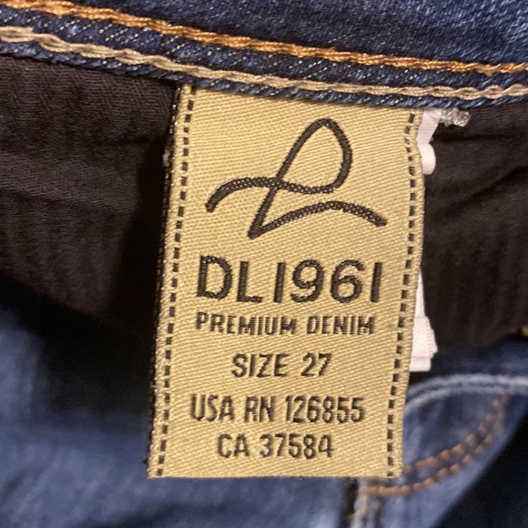DL1961 Angel Mid Rise Skinny Ankle Jeans Zeppelin Size 27 - Picture 11 of 16